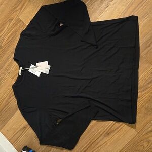 NWT Men’s Malibu Collection Seamed Long Sleeve Black shirt